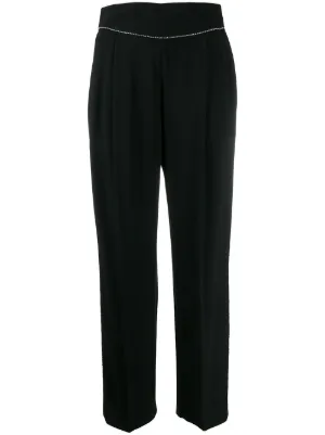 パンツ MSGM Woman Pants Black 3741MDP13247506 99 MSGM Pants for Women - FARFETCH Canada