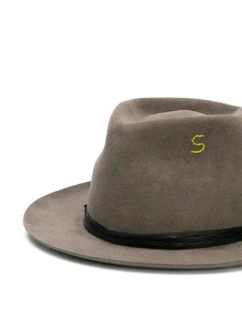 NICK FOUQUET LETTER EMBROIDERED HAT
