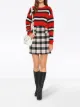 Image 2 of Miu Miu checked A-line mini skirt