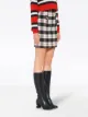 Miu Miu checked A-line mini skirt