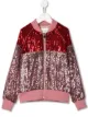 Image 1 of Alberta Ferretti Kids sequin embellished bomber jacket