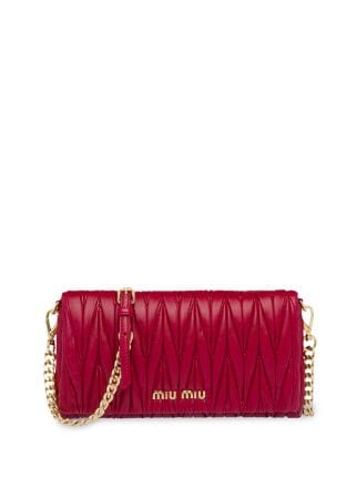 Miu Miu Matelassé Nappa Leather Mini Bag - Farfetch