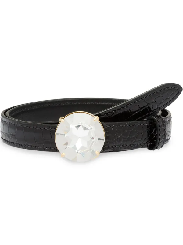 crystal buckle belt