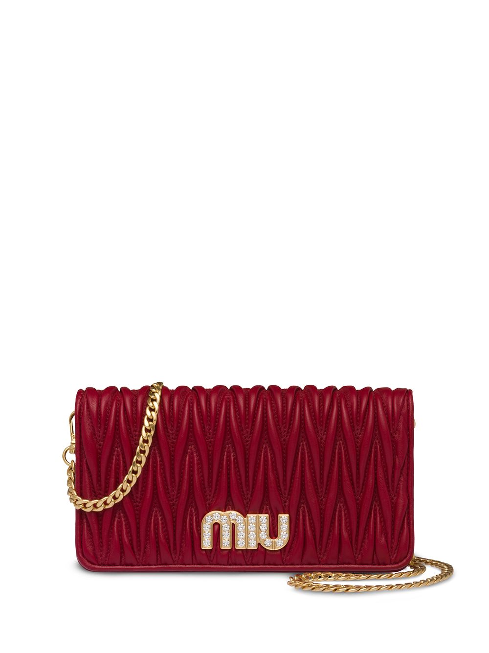 фото Miu miu стеганый мини-клатч