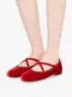 Miu Miu crossover strappy ballerinas
