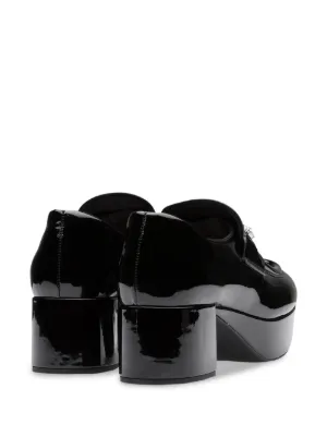 miu miu platform loafers