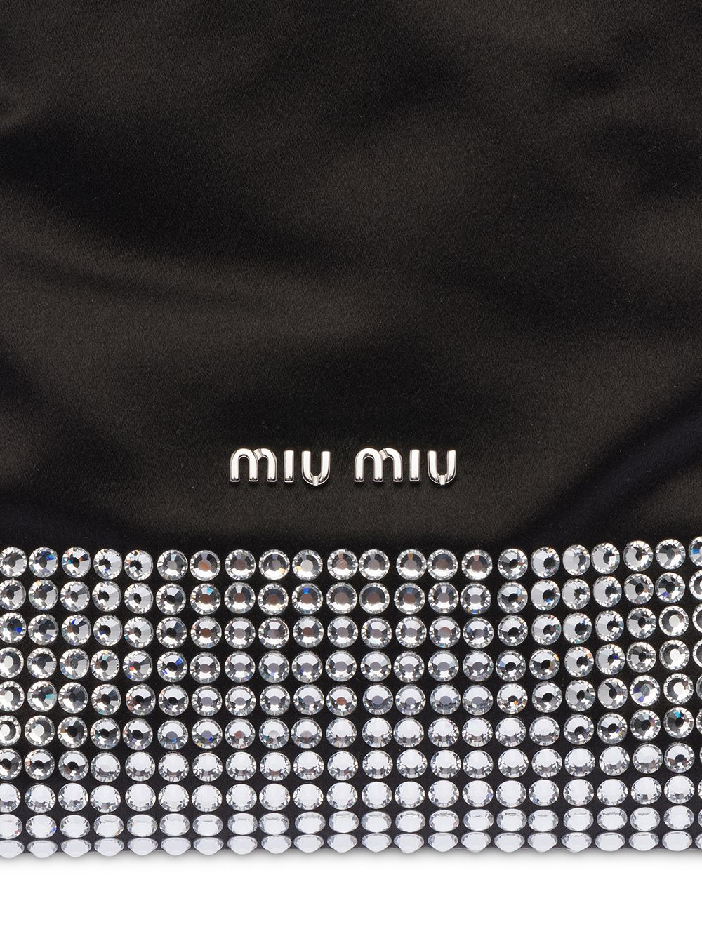 фото Miu miu атласная мини-сумка starlight