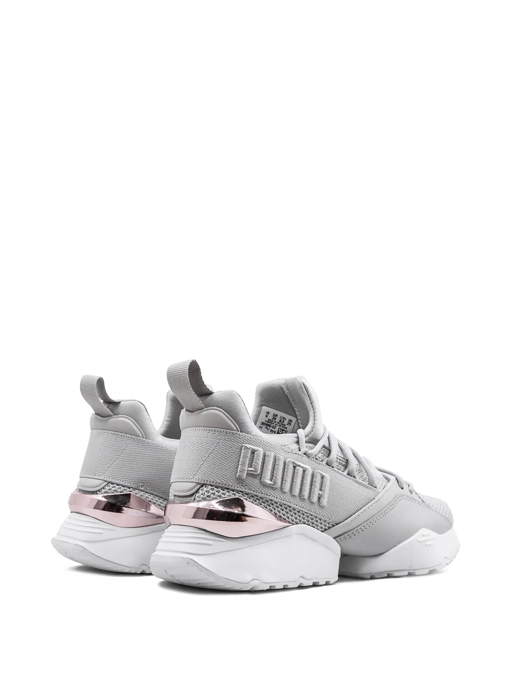 Puma Muse Maia Metallic Sneakers - Farfetch Puma Muse Maia Metallic Sneakers - Farfetch
