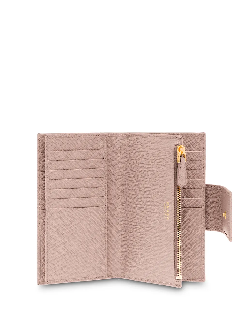 medium saffiano leather wallet prada