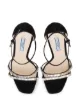 Prada crystal embellished sandals