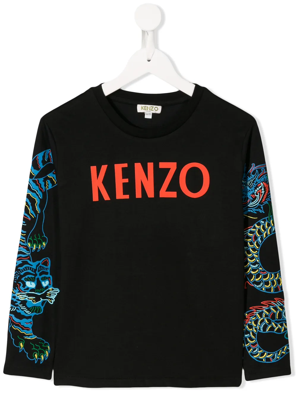 Kenzo Kids топ с длинными рукавами и логотипом Kenzo Kids топ с длинными рукавами и логотипом