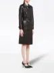 Prada Doppelreihiger Ledermantel