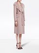 Prada fur collar mid-length coat