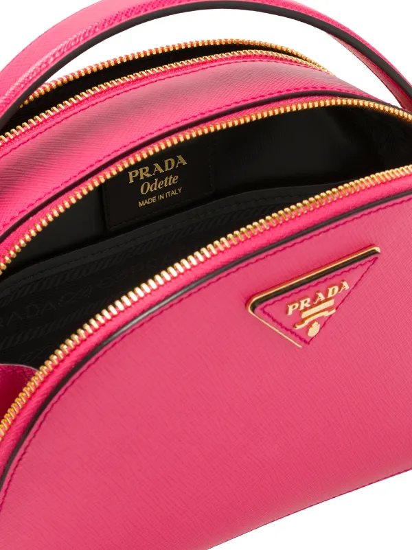 Odette leather handbag Prada Pink in Leather - 28810290