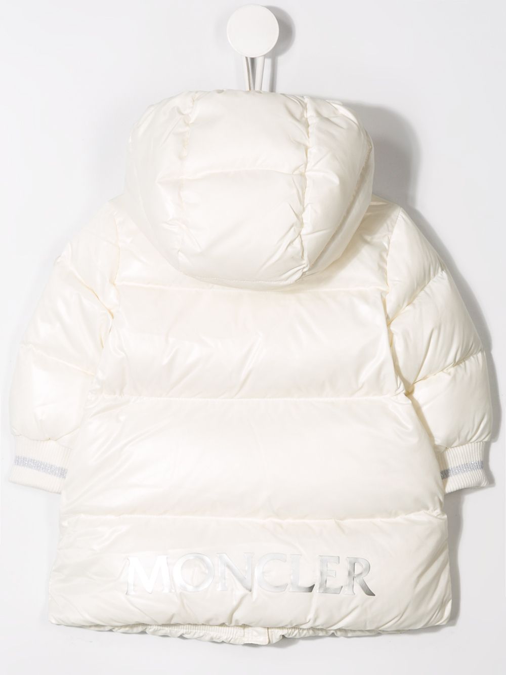 фото Moncler Kids пуховик с капюшоном