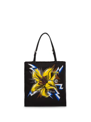 farfetch prada nylon bag