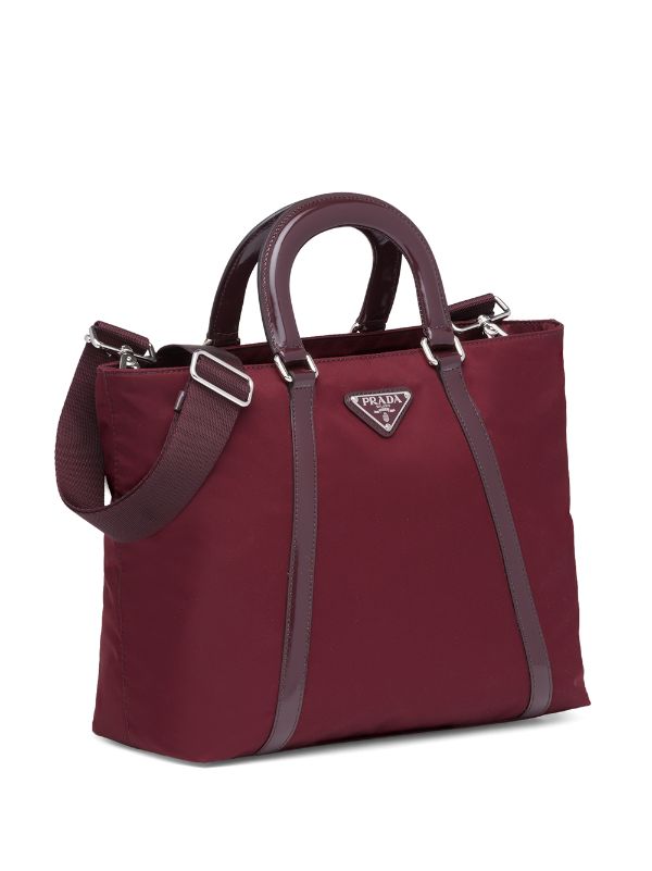 prada two way tote bag