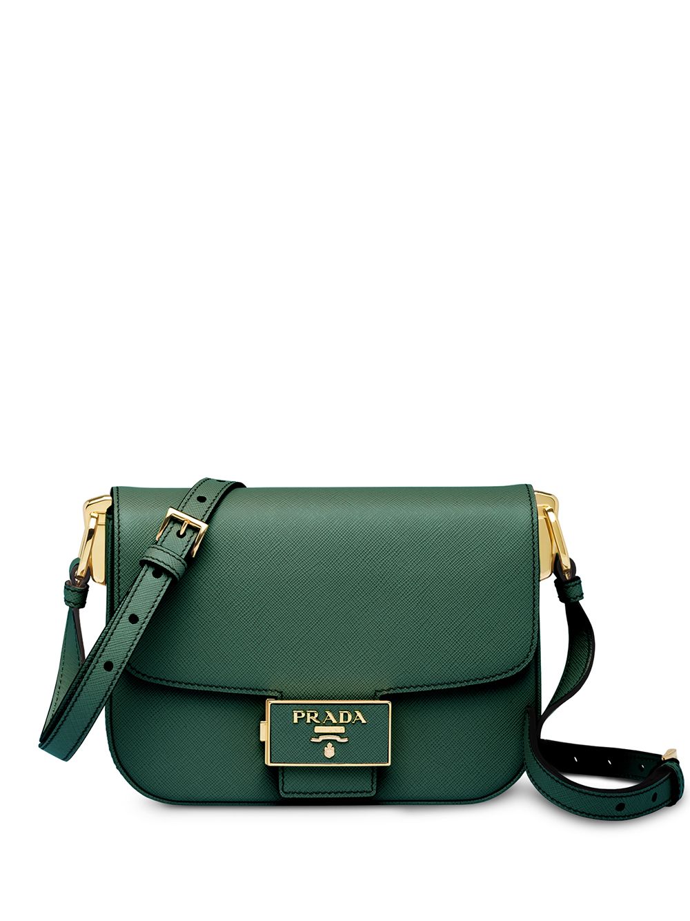 Prada Push Lock Shoulder Bag