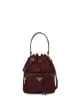Image 1 of Prada logo plaque bucket bag