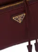 Prada logo plaque bucket bag