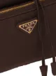 Prada حقيبة دلو ببروش الشعار