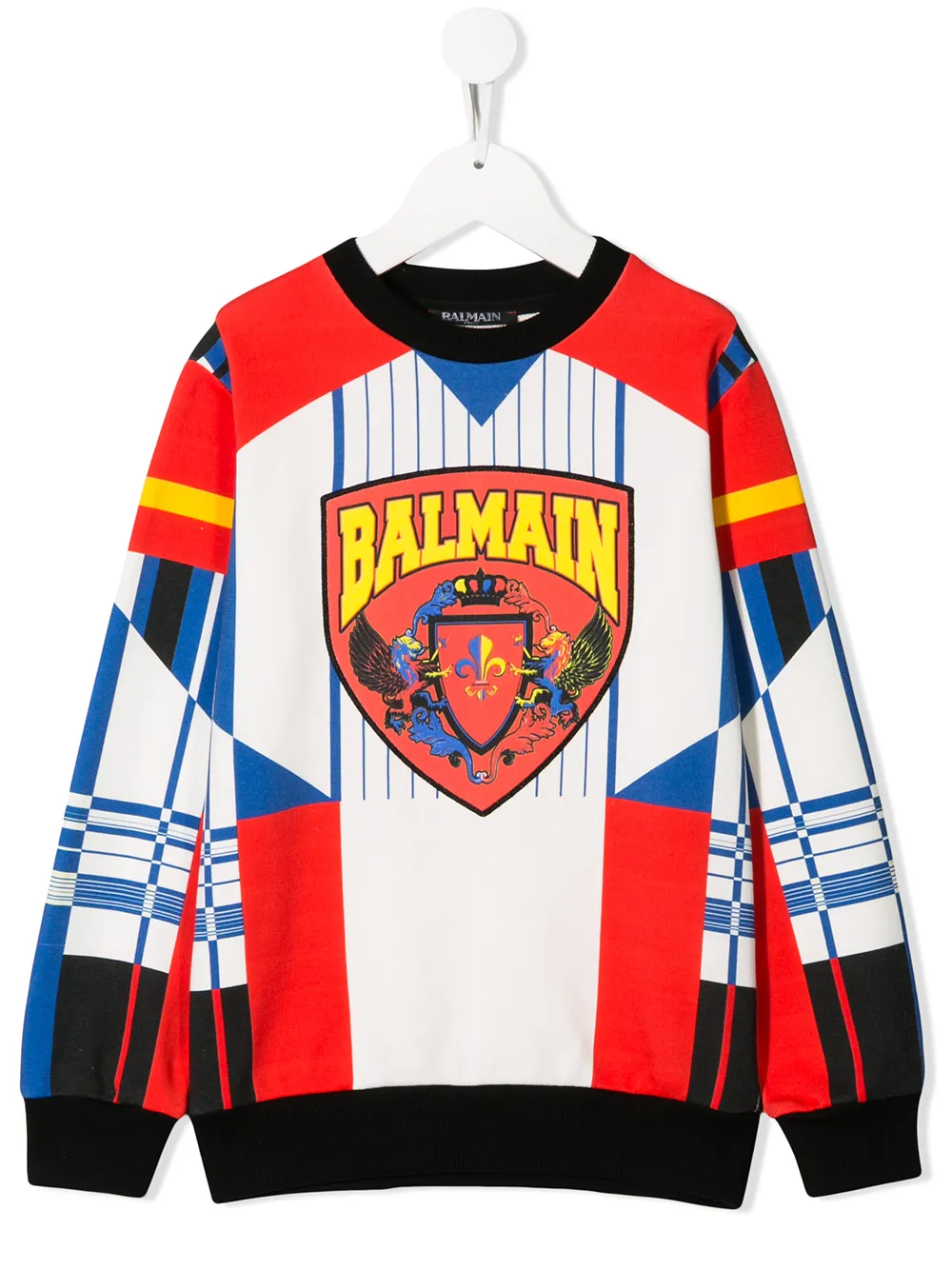 Balmain Kids джемпер с принтом