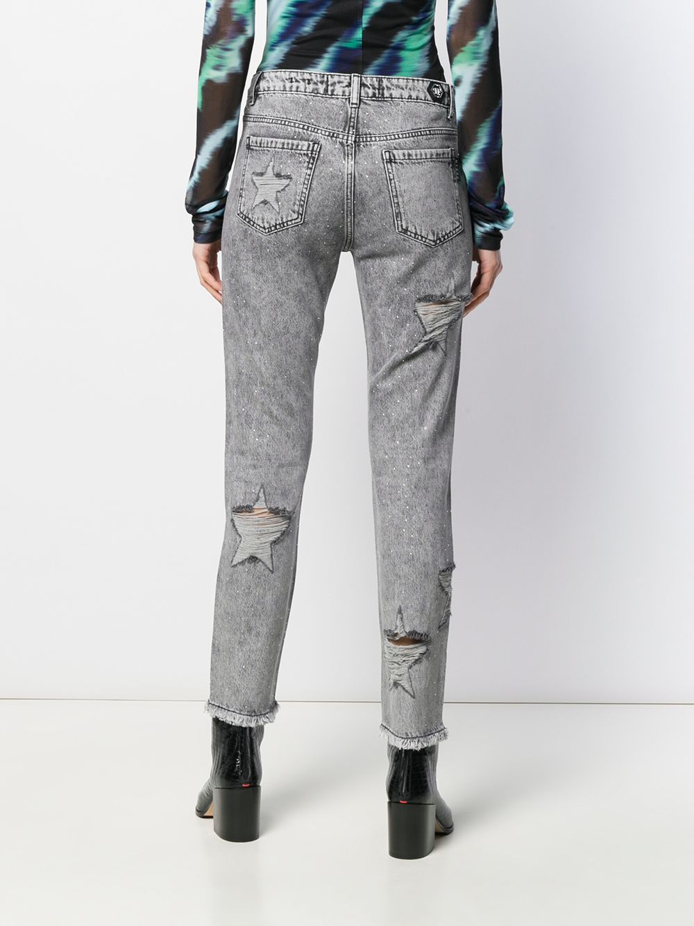 фото Philipp Plein Boyfriend Stars distressed jeans