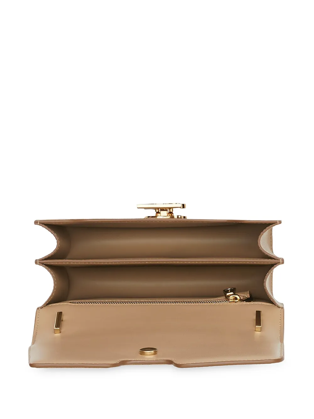 small grainy leather tb bag