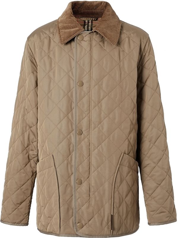 Burberry Diamond Quilted Thermoregulated Barn Jacket Farfetch Com