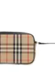 Burberry Small Vintage Check and Leather Camera Bag
