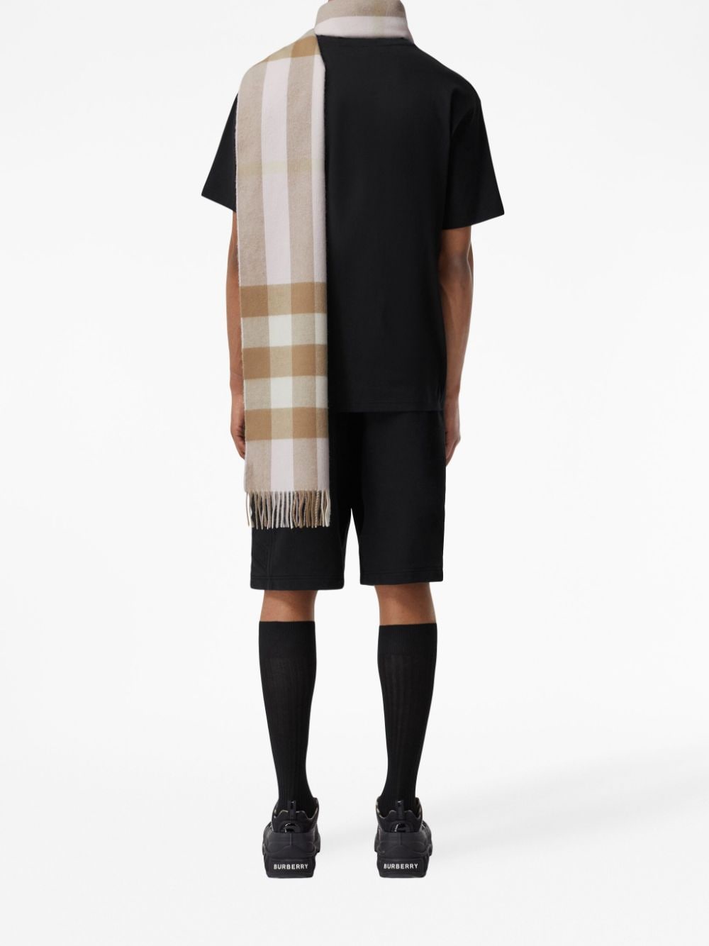 Burberry Check Pattern Cashmere Scarf - Farfetch