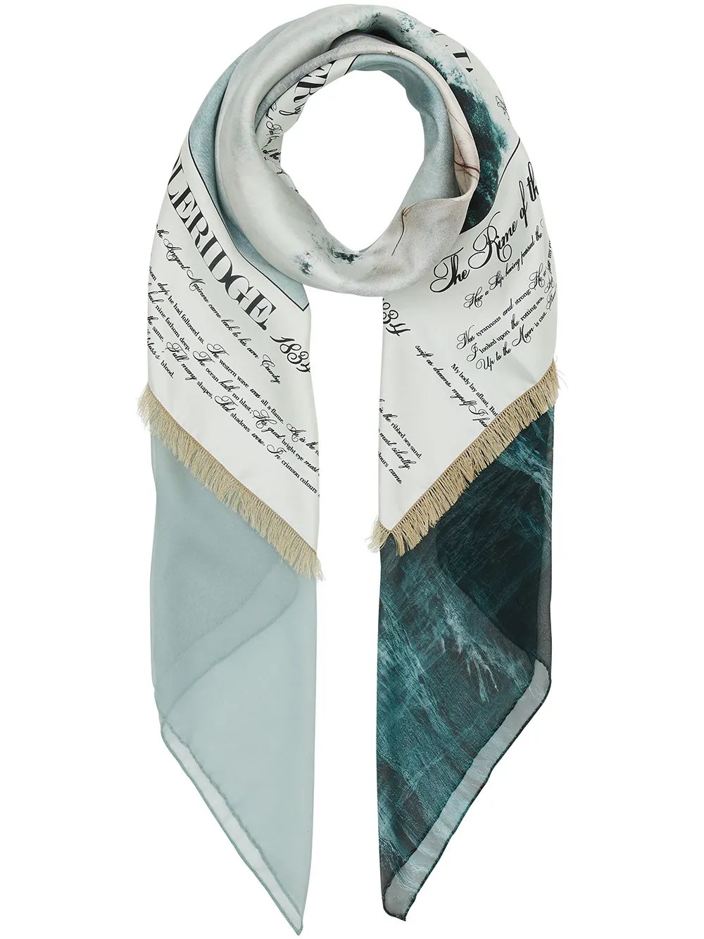 Burberry платок с принтом Mariner