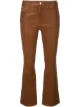 Image 1 of FRAME Le Crop leather trousers
