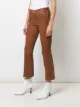 FRAME Le Crop leather trousers