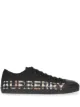 Image 1 of Burberry checked-logo-print sneakers