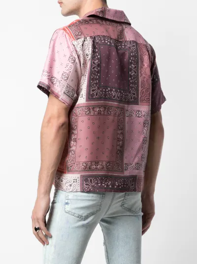 bandana-print silk shirt | AMIRI 