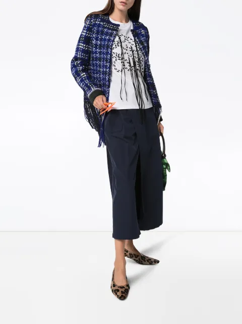 LOEWE FRINGED LOGO T-SHIRT