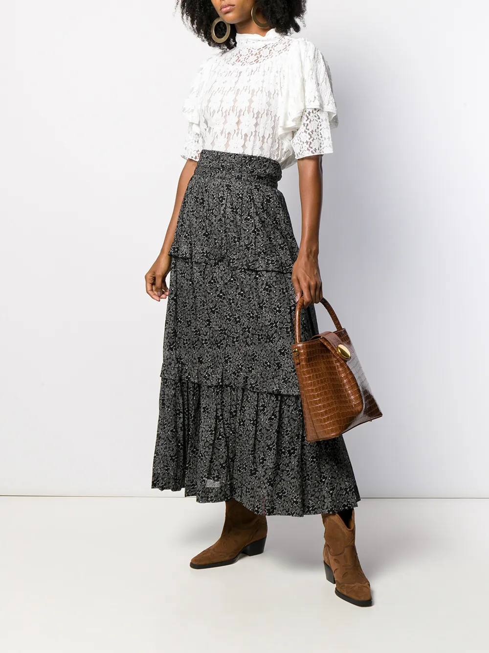 MARANT ÉTOILE Blouse van kant - Wit