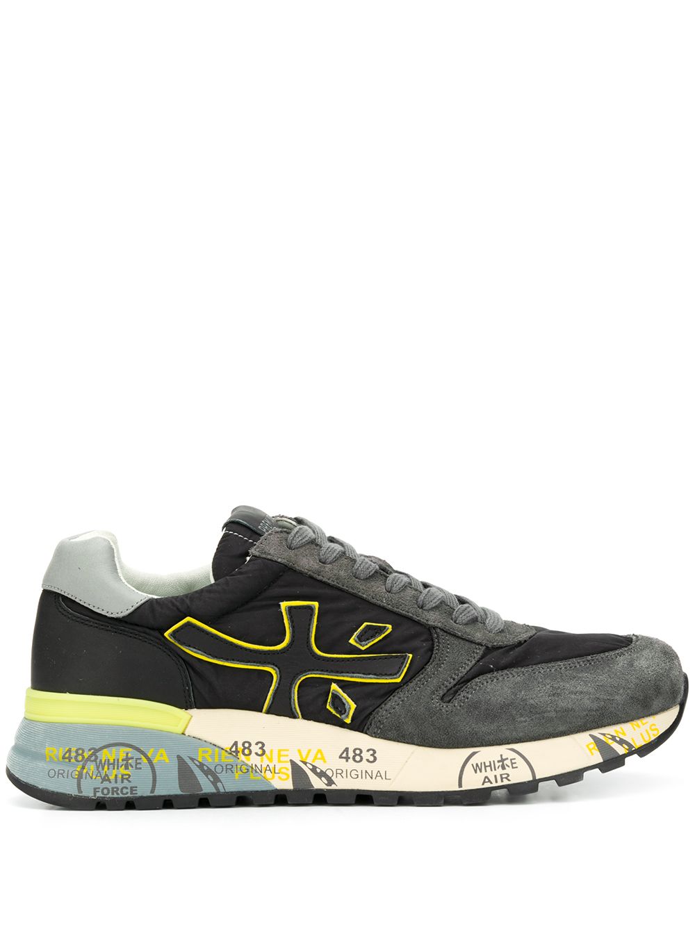 Shop black Premiata Mick low-top sneakers with Express Delivery - Farfetch