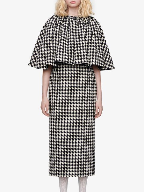 gucci houndstooth dress