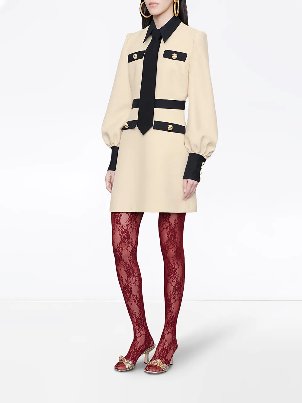 gucci wool dress