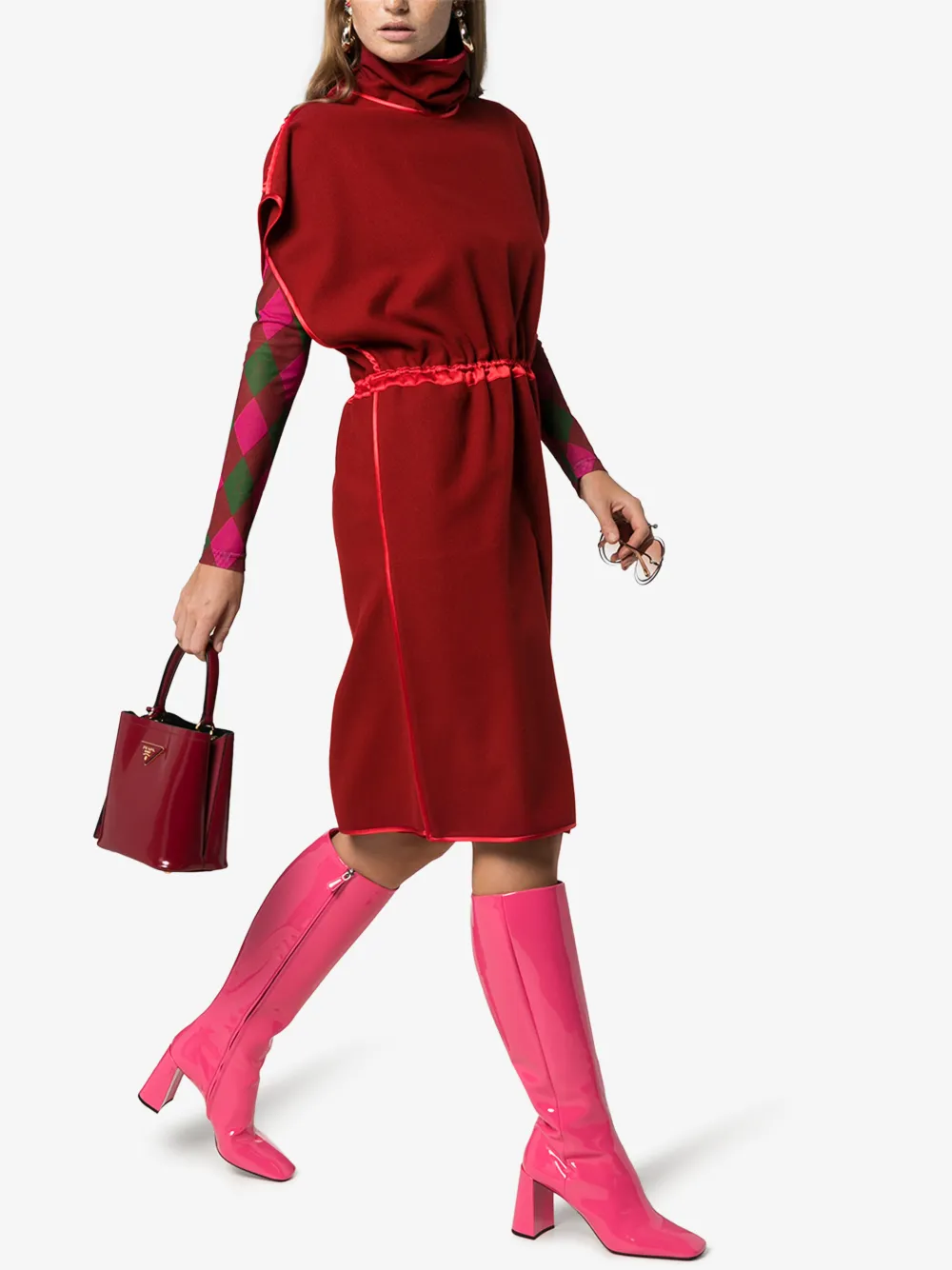 GUCCI GUCCI SHIFT MID-LENGTH DRESS,589403ZACK714386918
