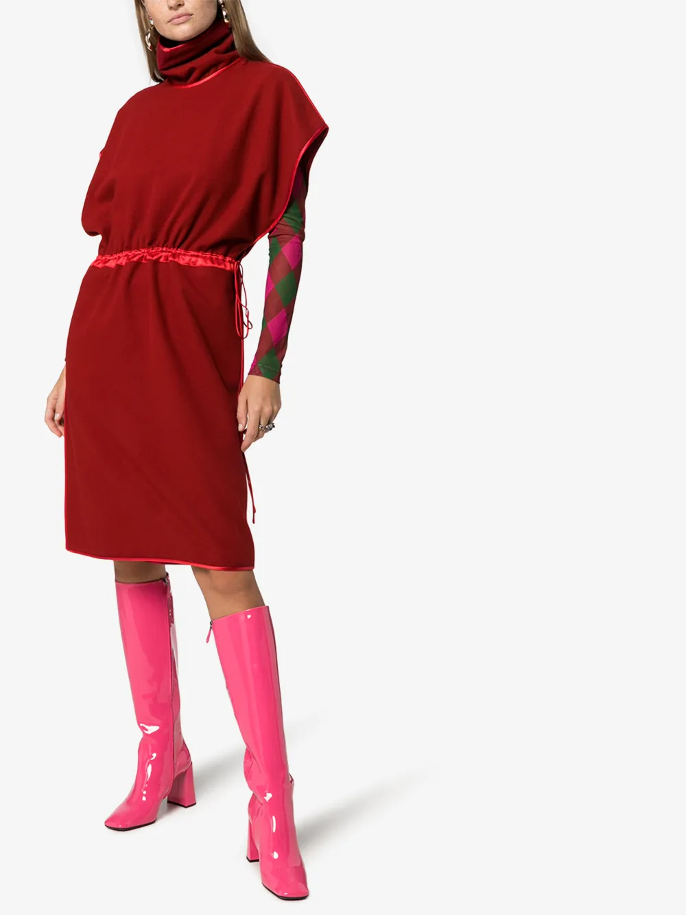 GUCCI GUCCI SHIFT MID-LENGTH DRESS,589403ZACK714386918
