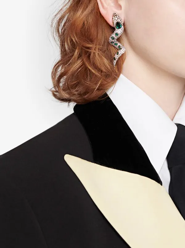 gucci earrings snake