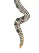 Gucci Snake earrings with crystals