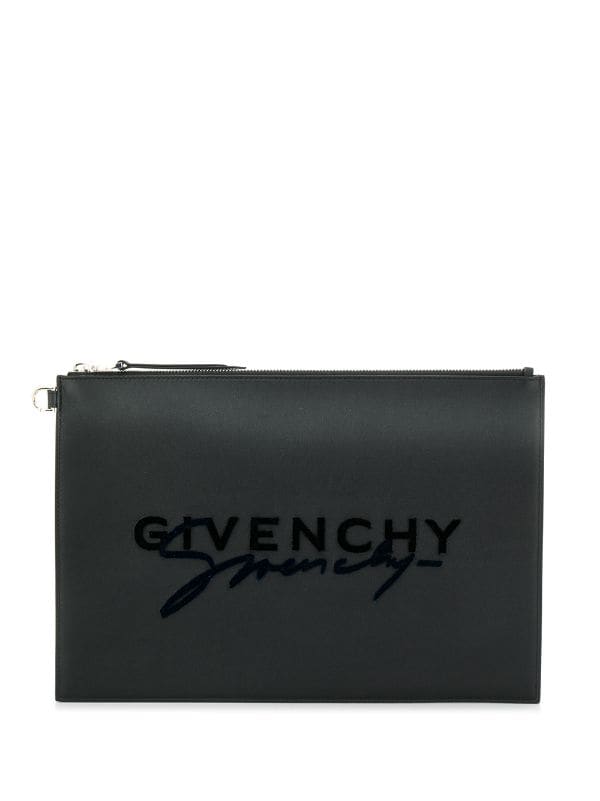 givenchy logo clutch