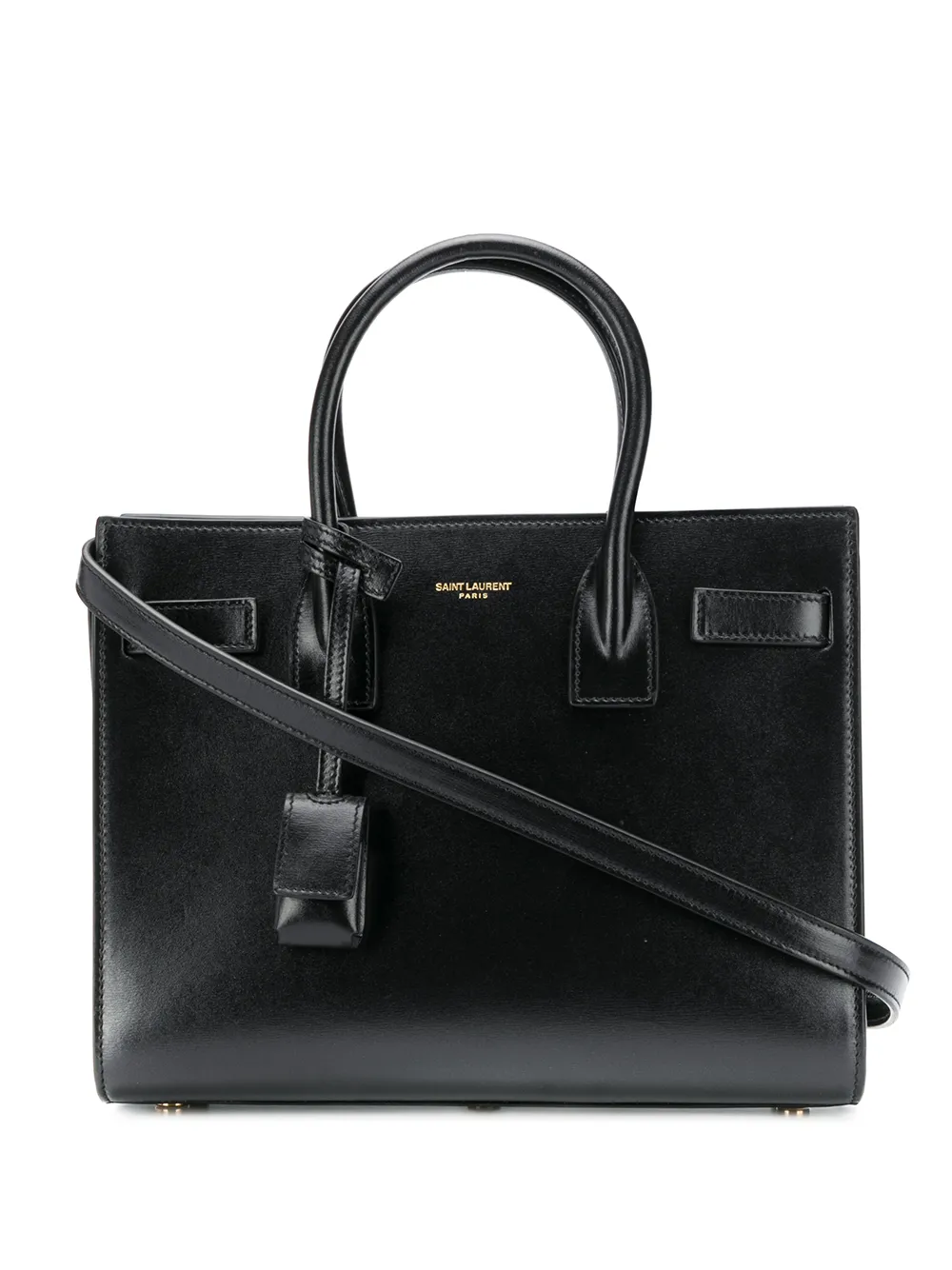 

Saint Laurent tote Sac de Jour pequeño - Negro