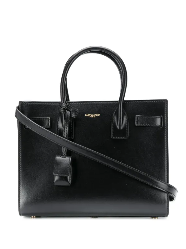 Saint Laurent - Small Sac de Jour Tote Bag - Women - Bovine Leather (Top Grain) - One Size - Black