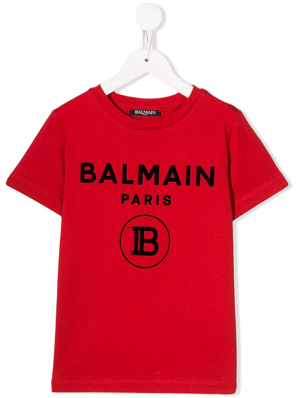 фото Balmain kids футболка с фактурным логотипом