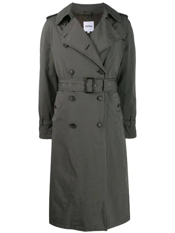 distressed trench coat